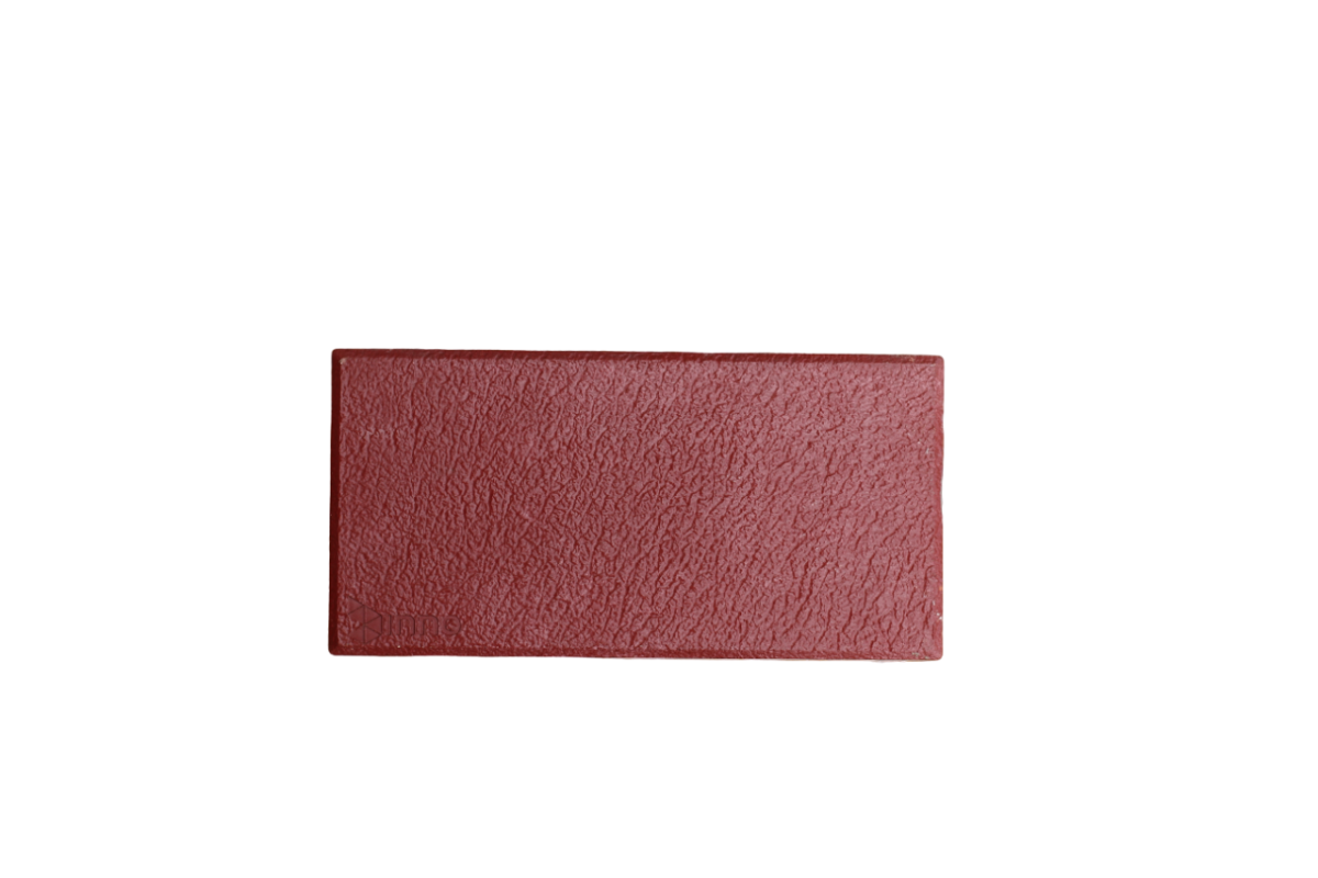 Gạch bê tông giả đá mặt nhám – hình chữ nhật màu đỏ 15 x 30 x 5 cm