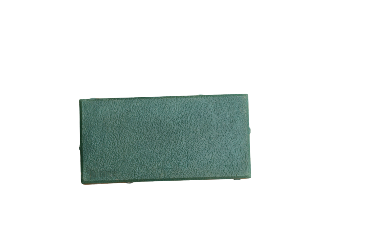 Gạch bê tông giả đá mặt nhám – hình chữ nhật màu xanh 15 x 30 x 5 cm